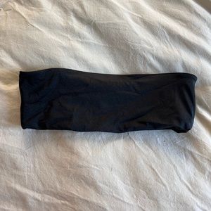 Black Bandeau Swim/Crop Top
